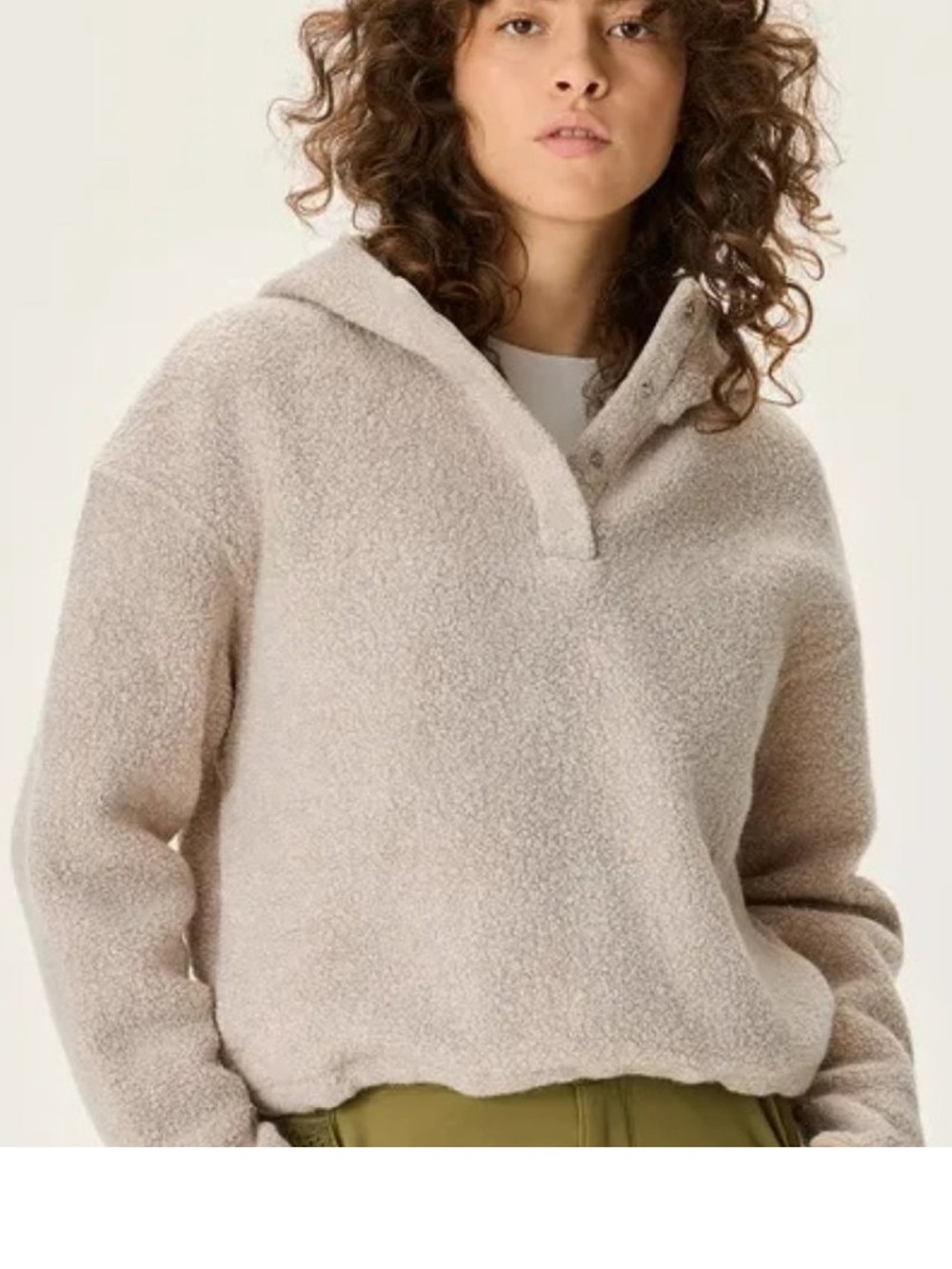 OV Outdoor Voices megafleece cropped pullover